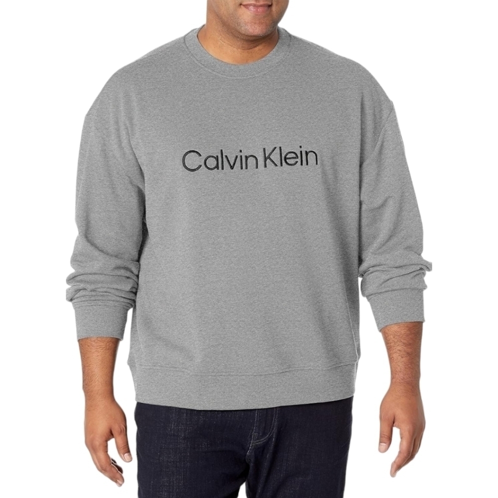 NWOT Calvin Klein XXL Men’s Heather Grey Logo French Terry Sweatshirt